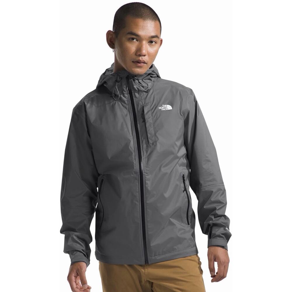 NWT The North Face Men's Alta Vista Rain Jacket Smoked Pearl Size Large $160